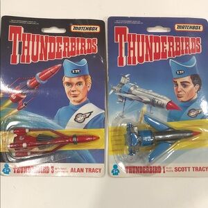 Matchbox vintage Thunderbirds Die-Cast Rocket Vehicles